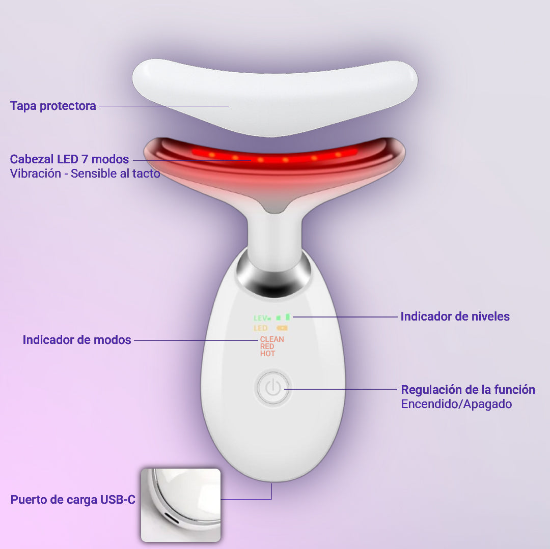 Masajeador facial 7 en 1 + Serum de regalo