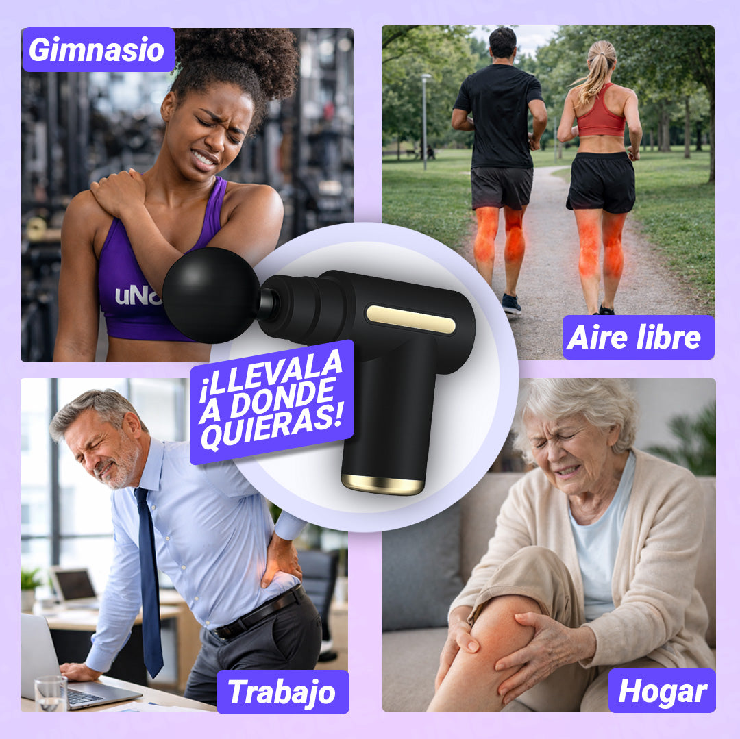 Pistola masajeadora
